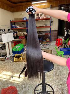ผมเวอร์จินแท้เวียดนามเกรด 12A สีดำธรรมชาติ 1B แบบ Body Wave  จัดเรียงเกล็ดผม  แบบ Super Double Drawn  ขายส่งเป็นชุด  2005 - Product Image 3