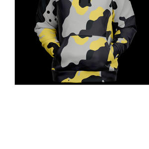 Suministro Directo de Fábrica Sudadera con Capucha para Hombre, Forrada, Transpirable, de Invierno, 440 g/m², 100% Algodón, Camuflaje, Venta al Por Mayor - Product Image 4