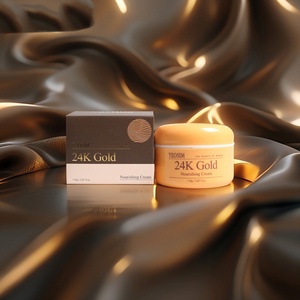 Crème pour le visage infusée à l'or 110g Hydratation intense Élasticité Peau éclatante Hydratant nourrissant de qualité supérieure en flacons - Product Image 3