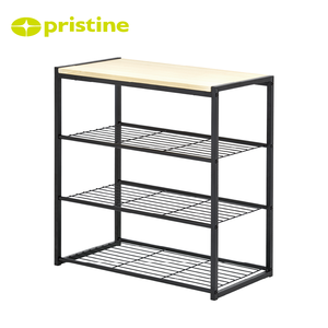 MIT Household Storage Shelf 4 Tier MDF Entryway <b>Shoe</b> Storage <b>Bench</b> with <b>Shoe</b> Shelf Ebay Taiwan Furniture Manufacturer Home Metal - Product Image 6