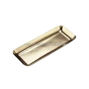 Assiette de service ronde en métal faite à la main, nouvelle arrivée, vaisselle de cuisine et de table, plateau en laiton vieilli, commande minimum 100 pièces - Product Image 3