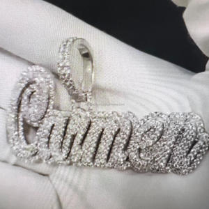 Colgante de Cabeza de León Rey de la Selva, Chapado en Oro de 14K con Moissanita Transparente en Plata de Ley 925, Superventas para Hombre - Product Image 5