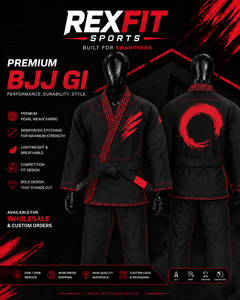Kimono de Jiu-Jitsu Brésilien Personnalisé en Tissu Perlé Premium, Uniforme de Compétition BJJ, Fabricant OEM ODM - Product Image 1