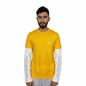 Camisetas de Hombre de Último Diseño, Doble Capa, Manga Larga, Tela Gruesa, Impresión Personalizada - Product Image 1