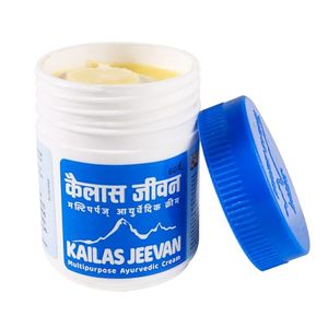 Crema Herbal Ayurvédica Multiusos Kailas Jeevan para el Cuidado de la Piel, para Todo Tipo de Piel, Uso Facial Unisex - Product Image 3