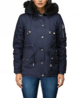 Parka épaisse pour femme, idéale pour les conditions froides, avec rembourrage en coton, veste décontractée grande taille, vente en gros