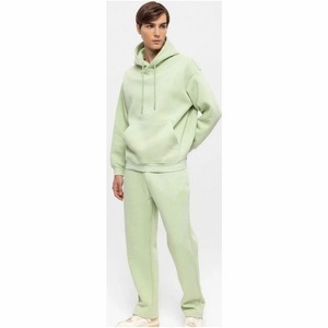 Ensemble de survêtement pour homme en coton 100% à deux pièces, couleur unie, décontracté et tendance, prix de gros, nouvelle arrivée, hiver, à capuche - Product Image 1