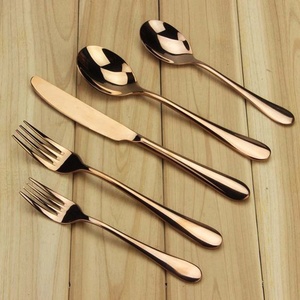 Juego de cubiertos plateados mate al por mayor nuevo diseño boda uso doméstico cuchara sostenible tenedor cuchillo - Product Image 4