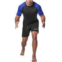 Rashguard BJJ à manches longues tendance avec logo personnalisé, coupe compressive, pour MMA et grappling, respirant et anti-humidité