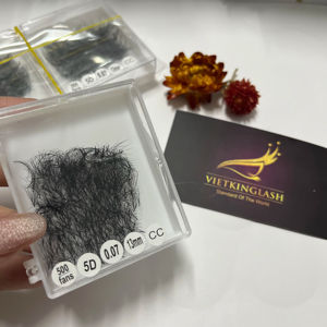 <b>Lash</b> <b>Clusters</b> Korean PBT Matte Black Eyelash Extensions Pointy Base Natural Long <b>Cluster</b> <b>Lashes</b> Velvet Box Custom Logo - Product Image 1