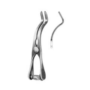 Pince Atrauma Bulldog Courbée Certifiée CE Classe II Réutilisable en Acier Instruments Manuels de Neurochirurgie - Product Image 1