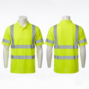 Camiseta de Trabajo para Hombre, 180 GSM, Mezcla de Algodón/Fibra de Bambú, para Impresión Digital Personalizada, Anti-UV, Transpirable, de Secado Rápido, Manga Corta - Product Image 4