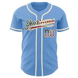 Maillot de baseball personnalisé de haute qualité avec logo couleur, 100 % polyester, séchage rapide, respirant, pour adultes, unisexe, tenue d'équipe - Product Image 2