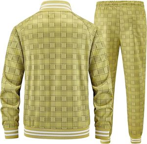 <b>Men</b> Winter Hip Hop Hooded Casual Solid Tracksuit Set Full-zip Long Sleeve 100% Cotton Quick Dry 2-Piece - Product Image 3