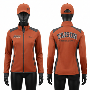Sudadera con Capucha de Felpa Ecológica Impermeable de Poliéster Premium de 280 GSM, con Bolsillo, Panel Naranja Carbón, Bordado Personalizado - Product Image 1