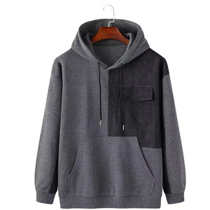 Sudadera con Capucha Estampada para Hombre, 400g GSM, Felpa de Algodón Suave y Pesada, Color Blanco Lavado, Logotipo Frontal, Servicio ODM - Product Image 1