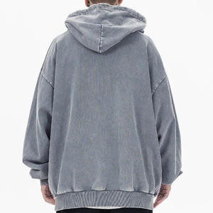 Sudadera con Capucha para Hombre, Estilo Retro, de Algodón Grueso, Informal, para Uso Diario - Product Image 3