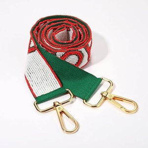 Sangle de remplacement élégante et artistique pour sac à bandoulière, faite à la main, légère, style bohème, perlée, réglable, pour filles - Product Image 5