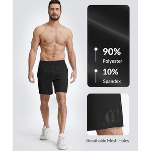 Pantalones Cortos de Verano para Hombre, de Algodón, Cintura Elástica, Lisos, Cómodos, Casuales, con Estampado Personalizado, Proveedor OEM, Venta al Por Mayor - Product Image 4