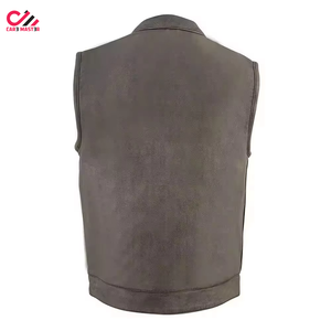 Chaleco de Poliéster Personalizado para Hombre, Superventas, Talla Personalizada, Color Sólido, Reversible, Impermeable, Cortavientos, Transpirable, Informal - Product Image 3