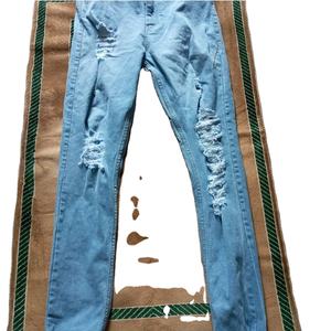 Pantalones Vaqueros Casuales de Moda para Hombre, Estilo Cargo Holgado con Botones, Jeans de Mezclilla para Hombre - Product Image 1