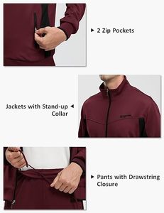 Top Trending Best Quality Breathable Custom Design <b>Men</b> Tracksuit <b>Set</b> Street Wear Wholesale 2026 Top Trending <b>Men</b>' Tracksuit <b>Set</b> - Product Image 4