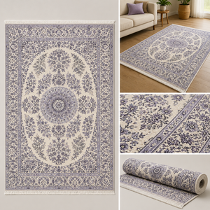 Nain Style <b>Wool</b> Rug Traditional Luxury Design Artisan <b>Crafted</b> Area Rug Vintage Home Decor Carpet Handwoven Textile - Product Image 3