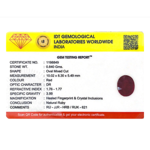 Certified Natural Ruby Loose Gemstone-4.2 Carat Faceted Triangle Cut Wholesale - Product Image 4