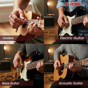 5 púas de guitarra de 12 piezas de celuloide, ligeras, medianas, pesadas y extra pesadas para guitarras acústicas y eléctricas - Product Image 6