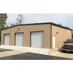 GB 표준 조립식 경강 구조 빠른 조립 샌드위치 패널 벽 및 지붕이있는 창고 금속 건물 차고 - Product Image 2