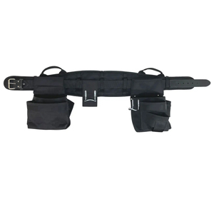 <b>Leather</b> Belt Buckle Heavy Duty <b>Tool</b> Belt Durable <b>Tool</b> Waist Bag Adjustable <b>Tool</b> Ba - Product Image 3