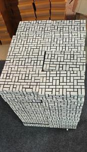 Boîte à bijoux artisanale en os incrusté, motif floral marocain, écologique, pour rangement décoratif, décoration de table, nouvel an - Product Image 3