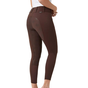 Latest Arrival Low MOQ Horse Riding Full Seat Breathable Custom Color Horse Riding Equestrian Clothing <b>Women</b> Leggings - Product Image 2