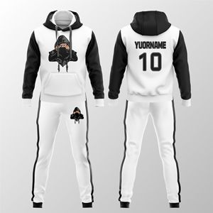Ensemble de survêtement personnalisé pour équipe, imprimé par sublimation, vêtements de sport avec nom et numéro pour hommes - Product Image 1