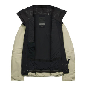 Veste de ski pour homme personnalisée, imperméable 10 000 mm, avec fermeture éclair, design bicolore, capuche, logo imprimé numérique sur le devant - Product Image 6