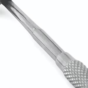 Loupe dentaire chirurgicale professionnelle Morje en argent avec poignée moletée manuelle, instrument chirurgical certifié CE Classe II - Product Image 3