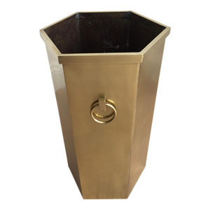 Porte-parapluie décoratif galvanisé, porte-parapluie galvanisé à trois sections avec poignée latérale - Product Image 4