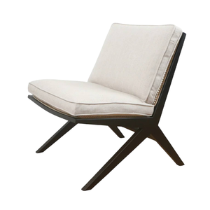 Sillón Moderno de Madera Maciza Tapizado para Jardín, Sala de Estar, Hotel, Resort, Cafetería - Product Image 2