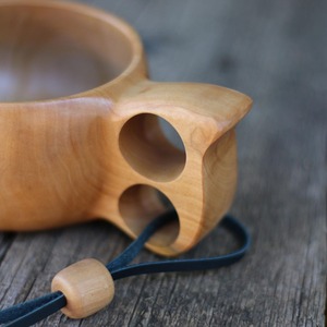Taza Kuksa Moderna, Duradera y de Alta Calidad, Hecha a Mano, de Madera, para Café, Té, Camping, Senderismo y Viajes - Product Image 2