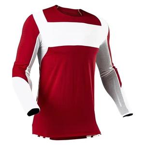 premium motocross jersey lightweight sportswear motorcycle racing apparel moisture wicking MX jersey custom branding manufacture - Product Image 2