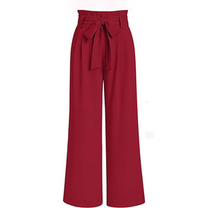 Women Casual Straight Leg Trousers Soft Cotton <b>Summer</b> <b>Pants</b> for Daily Wear Fashion Women Elastic Waist <b>Summer</b> Trousers Loose Fit - Product Image 1