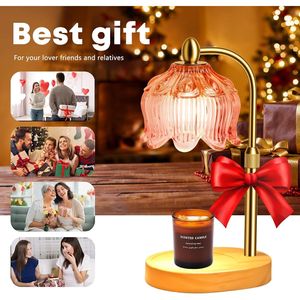 Electric <b>Dimmer</b> Candle Warmer Lamp for Home Warmth Mom Christmas Birthday Gifts for Women - Product Image 3