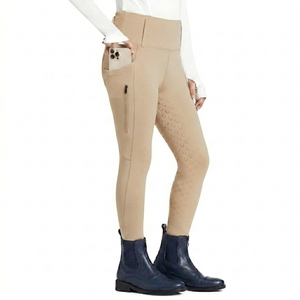 Wholesale Custom Equestrian Women Riding Tights Zipper Pockets horse riding breeches Riding Leggings Equestrian Leggings - Product Image 6