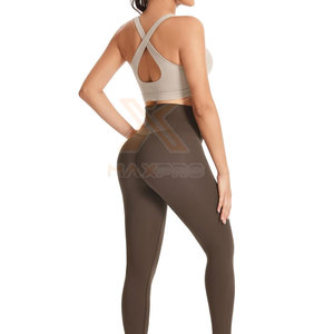 Nouvel ensemble de yoga professionnel pour femmes 2026 – Spandex/Polyester respirant sans couture, couleurs personnalisables, vente en gros - Product Image 4