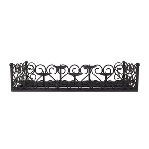 <b>Large</b> Black Iron Candelabra with 9 Wick for Scented <b>Candle</b> Home and Wedding Christmas Decorative Holder - Product Image 1