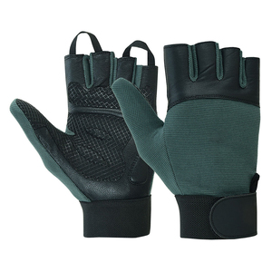 Custom Logo Heavy Duty Leather Tactical Safety <b>Gloves</b> Multi-Purpose Working and Riding <b>Gloves</b> with Touch Screen Compatibility - Product Image 1