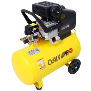 Compressore d'Aria Portatile Ultra Silenzioso 4.5HP con Serbatoio Orizzontale da 13 Galloni Lubrificato a Olio, Pressione Regolabile e Ruote Integrate - Product Image 3
