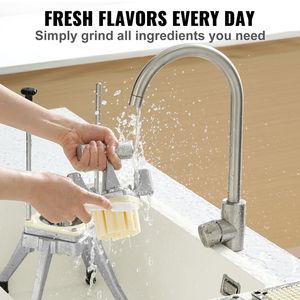 Affettatrice Professionale in Acciaio Inox per Frutta e Verdura con 4 Lame (1/4", 3/8", 1/2") e 6 Lame a Cuneo - Product Image 6