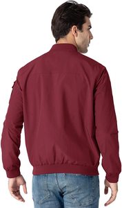 Chaqueta Bomber Ligera y Elegante para Hombre, con Bordado, Cortavientos para Primavera y Otoño, Cuello Alto, Chaqueta de Invierno - Product Image 5