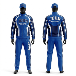 Premium 320 GSM Polyester Spandex Softball <b>Tracksuit</b> Teal <b>White</b> Panel Design Sublimation Custom Logo Athletic Set - Product Image 6